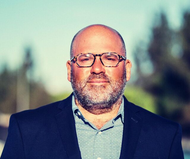 Portrait of Mike Erwin, founder of Lefty Padel